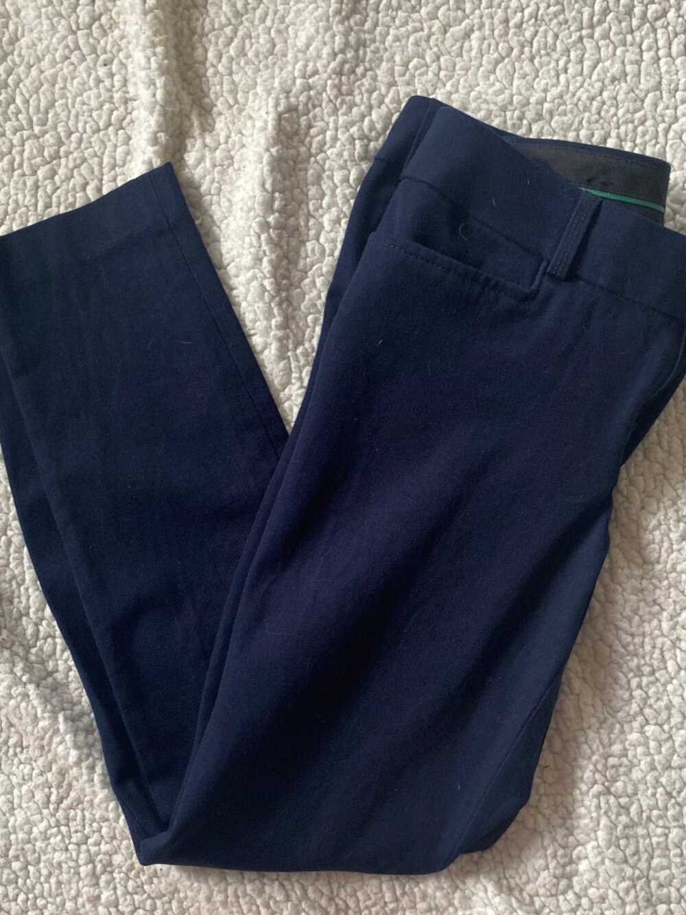 Banana Republic Sloan Fit Navy Ankle Dress Pants
